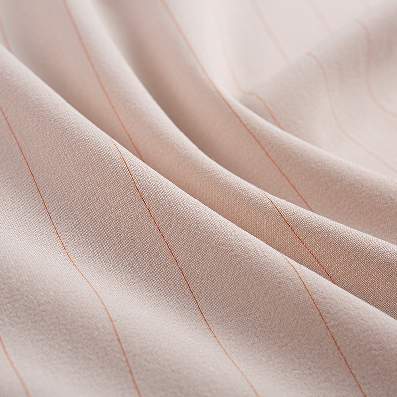 Vải sọc dọc Lurex Rayon