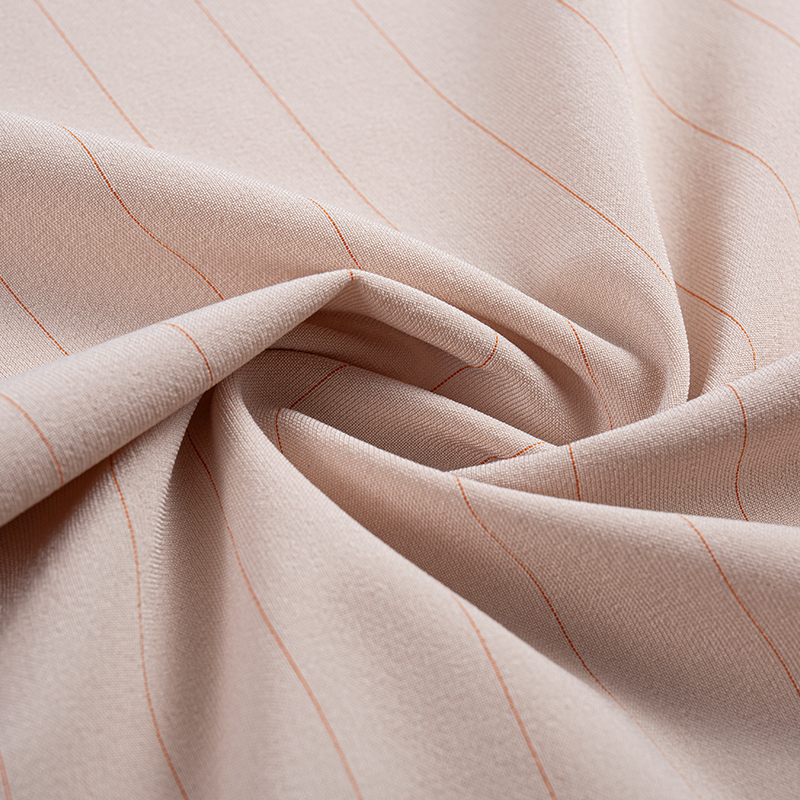 Vải sọc dọc Lurex Rayon