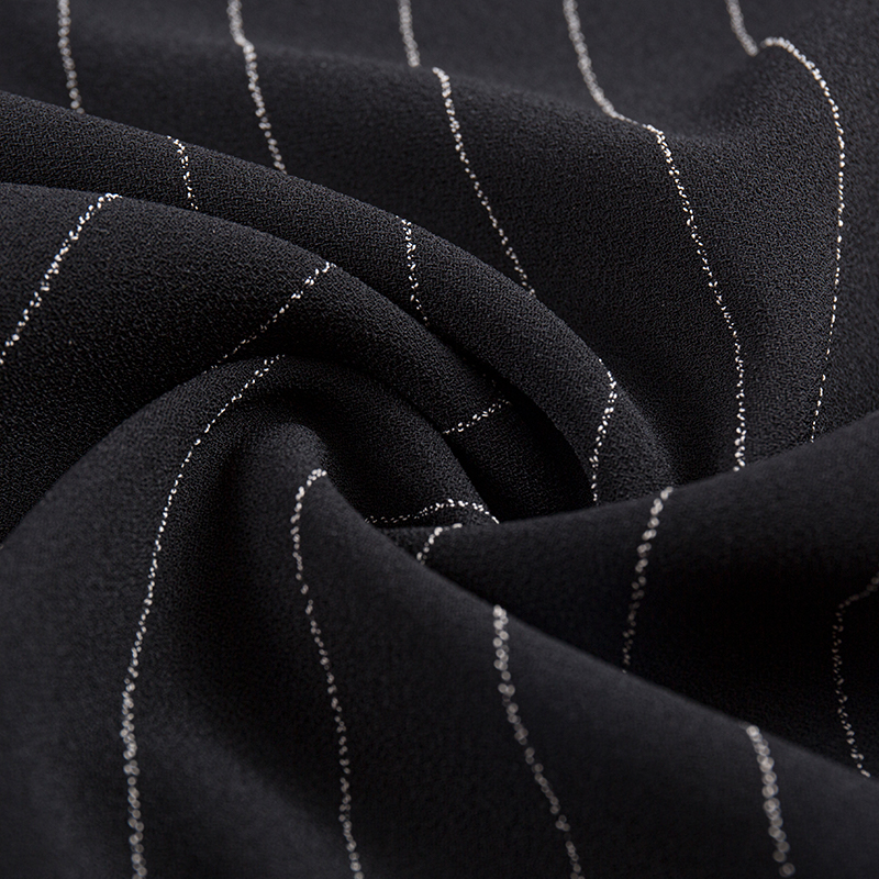Vải lanh Rayon sọc một mặt